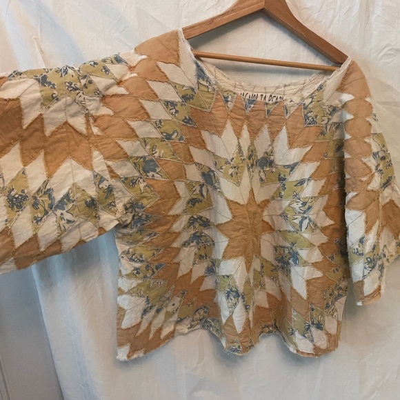 Magnolia Pearl quilted Matilda top